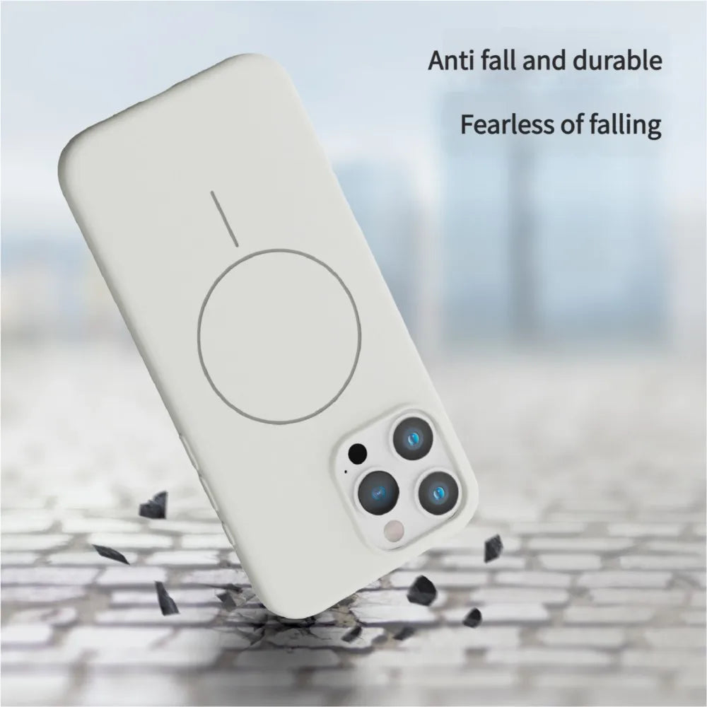 Luxury Frosted TPU Magnetic For Magsafe Case For iPhone 17E 17 Air 16E 16 15 14 13 12 11 Pro Max Plus XR Wireless Charge Cover