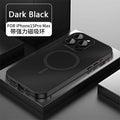 Metal Frame Phone Case For Iphone 17 12 14 15 16 13 Pro Max 16 15 Plus 17 Air Luxury Aluminum Magnetic PC Back Panel Phone Cover