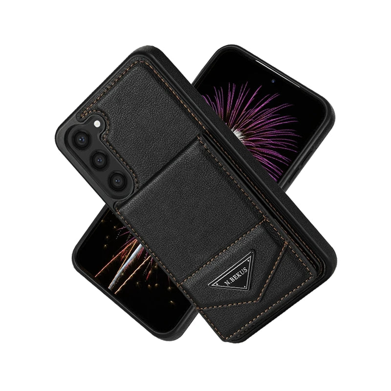 Wallet Anti-theft Brush Flip Leather Case For Samsung Galaxy S25 Plus S24 S23 S22 S21 S20 FE Note 20 Ultra A13 A14 A52 A53 A54