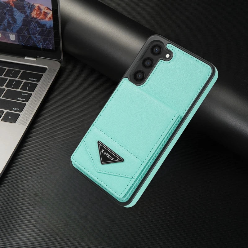 Wallet Anti-theft Brush Flip Leather Case For Samsung Galaxy S25 Plus S24 S23 S22 S21 S20 FE Note 20 Ultra A13 A14 A52 A53 A54