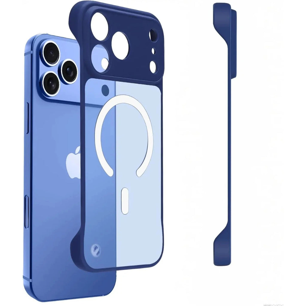 Ultra-Thin Magnetic Phone Case for iPhone 17 Pro Max Compatible for MagSafe Transparent Matte Anti-Collision Frameless Design