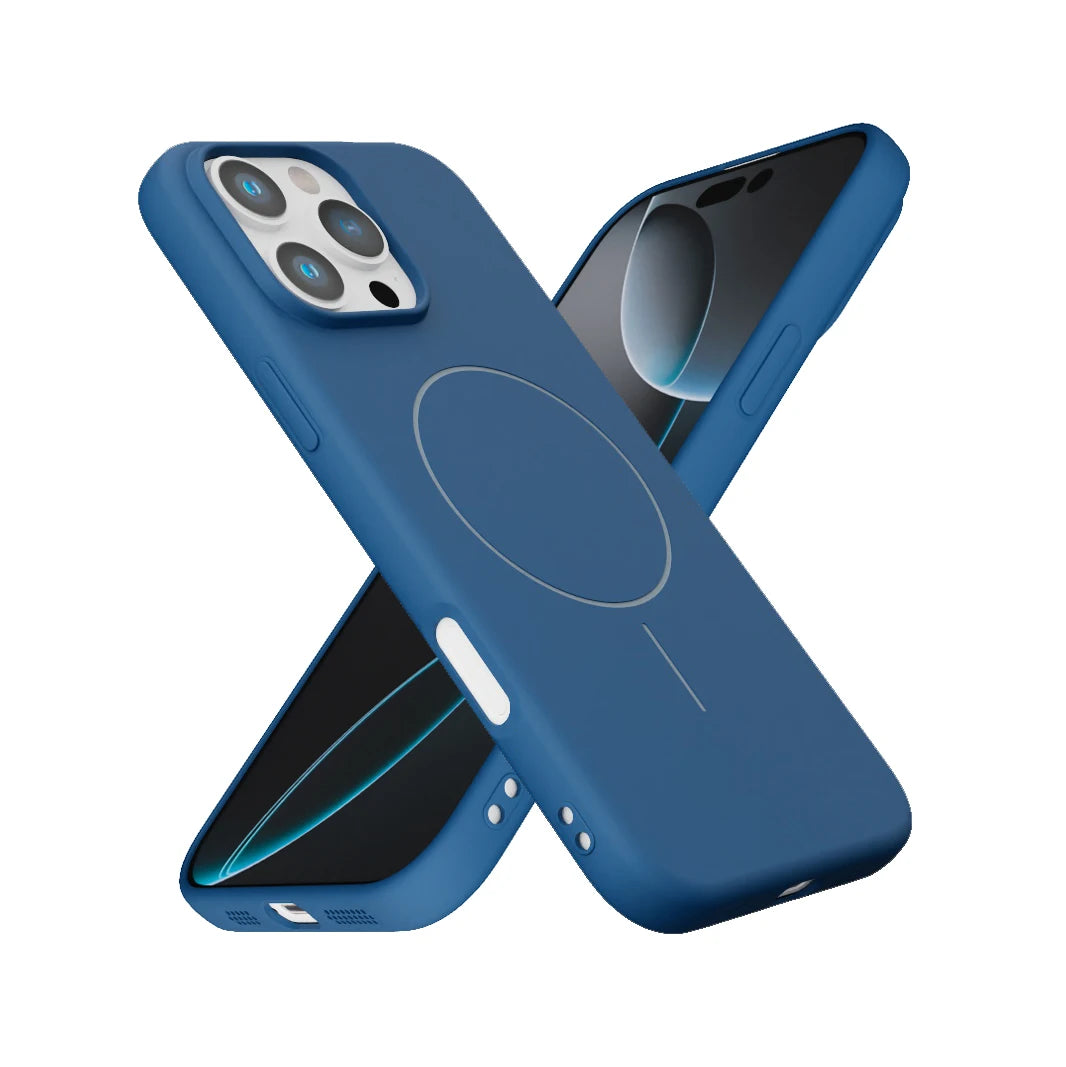 Luxury Frosted TPU Magnetic For Magsafe Case For iPhone 17E 17 Air 16E 16 15 14 13 12 11 Pro Max Plus XR Wireless Charge Cover