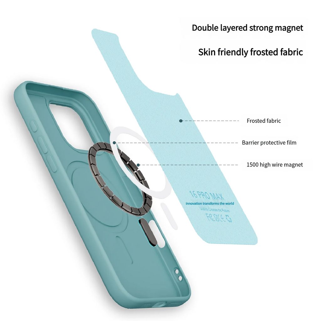Luxury Frosted TPU Magnetic For Magsafe Case For iPhone 17E 17 Air 16E 16 15 14 13 12 11 Pro Max Plus XR Wireless Charge Cover
