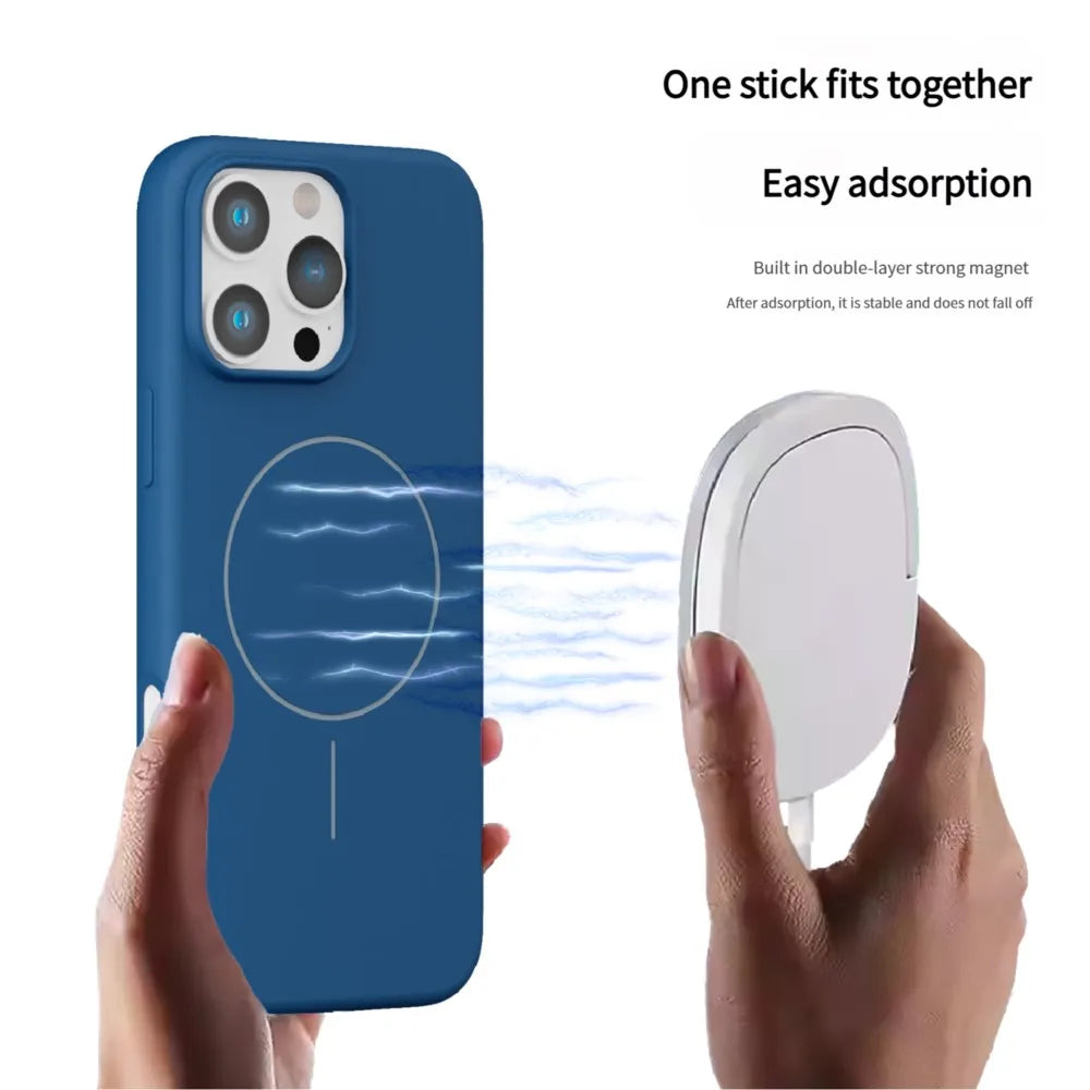 Luxury Frosted TPU Magnetic For Magsafe Case For iPhone 17E 17 Air 16E 16 15 14 13 12 11 Pro Max Plus XR Wireless Charge Cover