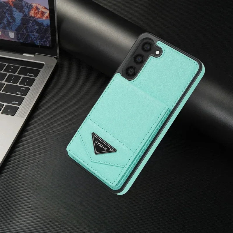 Wallet Anti-theft Brush Flip Leather Case For Samsung Galaxy S25 Plus S24 S23 S22 S21 S20 FE Note 20 Ultra A13 A14 A52 A53 A54