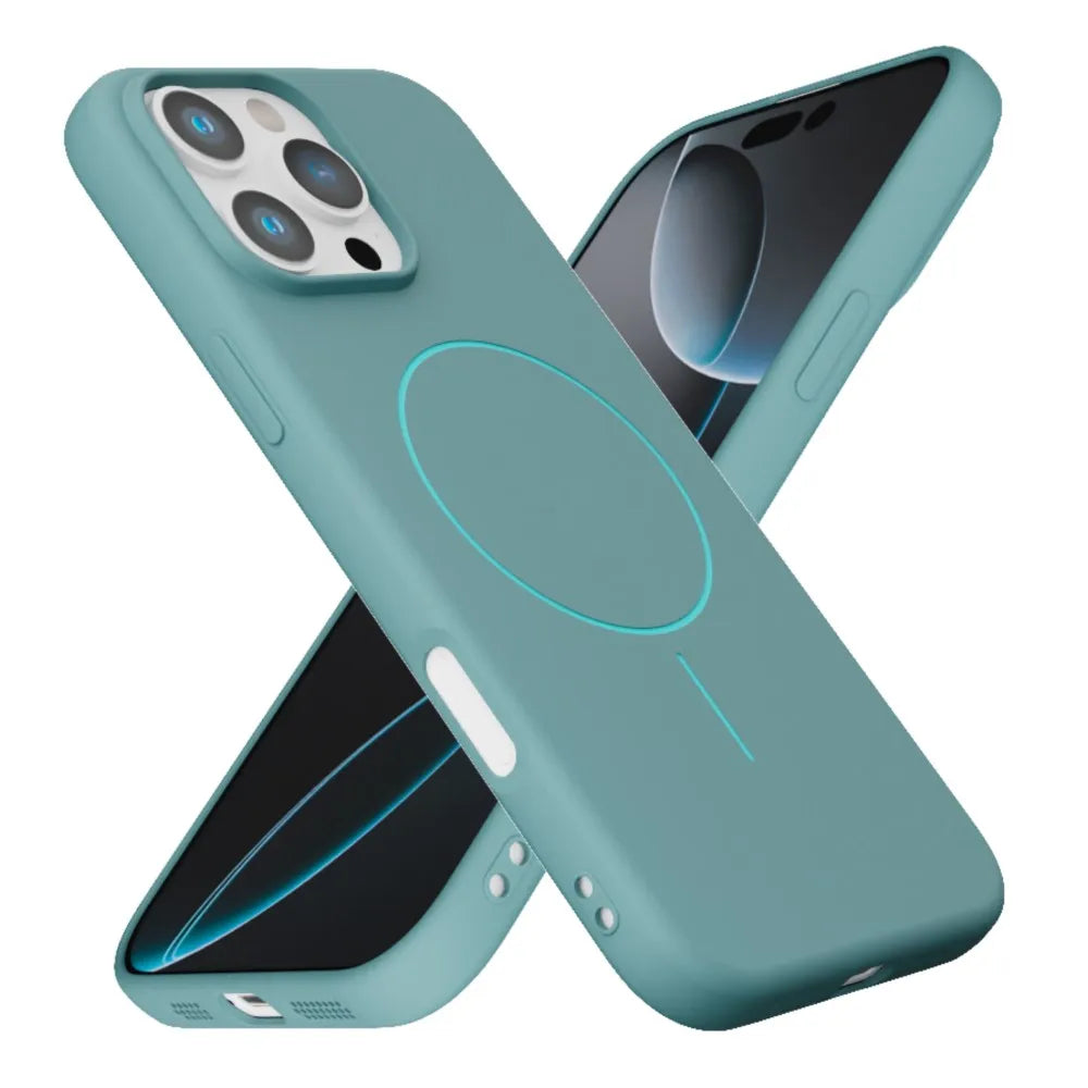 Luxury Frosted TPU Magnetic For Magsafe Case For iPhone 17E 17 Air 16E 16 15 14 13 12 11 Pro Max Plus XR Wireless Charge Cover