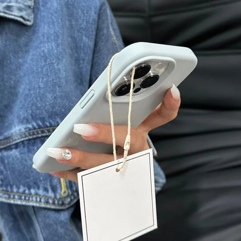Luxury Liquid Silicone For Magsafe Phone Case For iPhone 17 16 Plus 15 14 13 12 Pro Max 16e Wireless Charging Skin Smooth Cover
